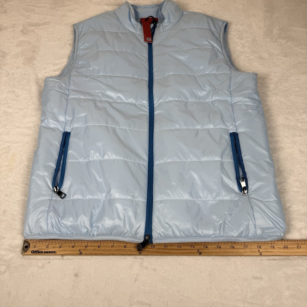 Redvanly Men's Bolton Puffer Full Zip Vest Breeze Blue Size Large New $275.00 - Picture 8 of 11